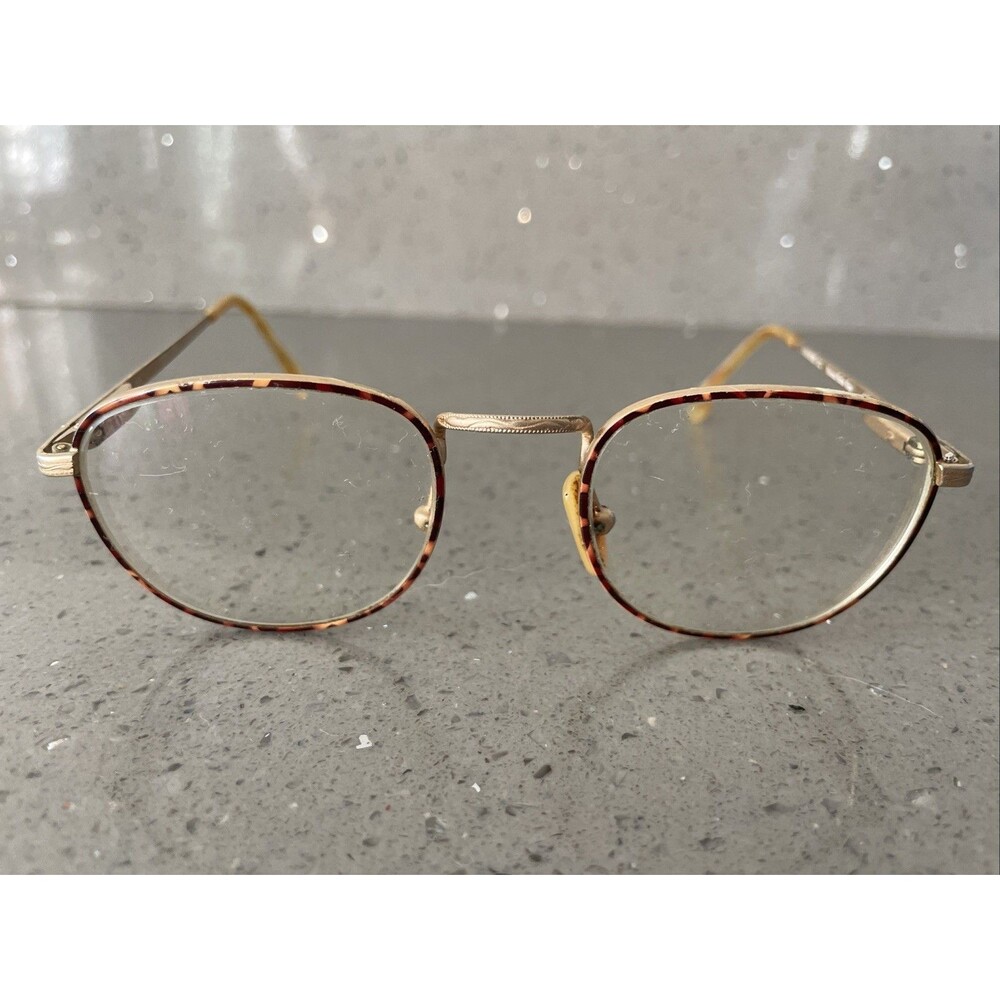 Colours by Alexander Julian Eyeglasses Frames ONLY Round 48-20-135 Havana Satin
